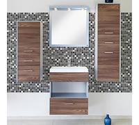 Ambiance Sticker Revestimientos Autoadhesivos para Cocina y Baño Mosaïques Nuance de Gris - 9 Vinilo Azulejos de 20 x 20 cm