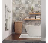 Ambiance Sticker Revestimientos Autoadhesivos para Cocina y Baño Samtida - 9 Vinilo Azulejos de 15 x15 cm