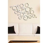 Ambiance-sticker Vinilo de Espejo Reflective Mirror Design Rings