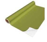 Ambiance Sticker Vinilo Forrar Rollo Láminas Papel Pintado, Adhesivo Muebles Autoadhesivo Impermeable Decorativo para Cocina, Armario, Puerta, Mesa - Verde Oliva - H60 x L200 cm