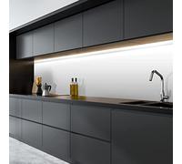 Adhesivo impermeable vinilo rollo para cocina, armario, puerta, adhesivo de pared, 60 x 200 cm, color blanco