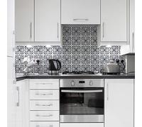 Ambiance Sticker Vinilos Autoadhesivos, Decoración de Paredes, Adhesivos de Azulejos para Baño y Cocina Azulejos Bartoli - 24 Vinilo Azulejos de 15 x 15 cm