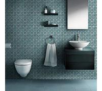 Ambiance Sticker Vinilos Autoadhesivos, Decoración de Paredes, Adhesivos de Azulejos para Baño y Cocina Azulejos Dario - 60 Vinilo Azulejos de 15 x 15 cm