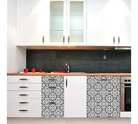 Ambiance Sticker Vinilos Autoadhesivos, Decoración de Paredes, Adhesivos de Azulejos para Baño y Cocina Azulejos para Muebles Murillo - 30 Vinilo Azulejos de 10 x 10 cm