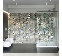 Ambiance Sticker Vinilos Autoadhesivos, Decoración de Paredes, Adhesivos de Azulejos para Baño y Cocina Tango - 60 Vinilo Azulejos de 10 x 10 cm