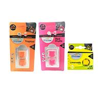 AMBICAR - Recambios para ambientador eléctrico COCHE o CASA. Pack MIX Nº1 (3 recambios) Esencias Naturales, SIN Alcohol ni Químicos. Aromas para difusor - Fragancias FRUTALES, Limón-Fresa-Frutas