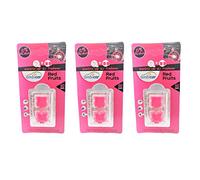 AMBICAR - Recambios para ambientador eléctrico COCHE o CASA. Pack Nº1 (3 recambios FRUTOS ROJOS) Esencias Naturales SIN Alcohol ni Químicos. Aromas para difusor - Fragancia de FRESA intensa