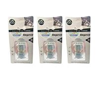 AMBICAR - Recambios para ambientador eléctrico COCHE o CASA. Pack Nº4 (3 recambios ELEGANCE) Esencias Naturales, SIN Alcohol ni Químicos. Aromas para difusor - Fragancia FLORAL de jazmín