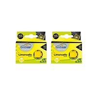 AMBICAR - Set 2 Recambios o Recargas Aromáticas para Ambientador de Coche. No incluye Difusor Eléctrico. Esencia Natural 0% Alcohol. Aroma Fresco de Limón. Fragancia LIMONCELLO