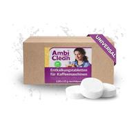 AmbiClean Pastillas descalcificadoras para máquinas de café, fabricadas en Alemania, para cafeteras automáticas Jura, Siemens, Delonghi, Krups, Melitta, etc. | Limpieza y descalcificación (120