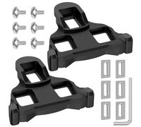 Ambienden Calas SPD para Pedales MTB De MontañA | Calas Flotantes para Pedales Bicicleta De 6° Compatibles con Los Sistemas SH10/SH11/SH12/PC para Ciclismo De Carretera Al Aire Libre(Negro)