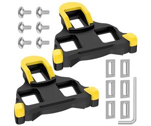 Ambienden Calas SPD para Pedales MTB De MontañA | Calas Flotantes para Pedales Bicicleta De 6° Compatibles con Los Sistemas SH10/SH11/SH12/PC para Ciclismo De Carretera Al Aire Libre