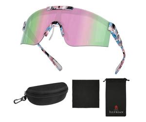 Ambienden Gafas Ciclismo Hombre Mujer - Gafas Running Polarizadas ProteccióN UV400 - Gafas Deportivas Ligeras Para Esquiar Hacer Senderismo Pescar Y Jugar Al Golf