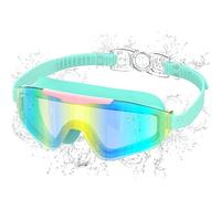 Ambienden Gafas Natación Niño 3-14 Años, Antivaho UV, Ajuste Rápido | Para Niños 3-14 Años, Lentes Antivaho, Protección UV, Ajuste Fácil, Junta Silicona