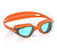 Ambienden Gafas Natación para Niños, HD 180° Gran Angular de Visión Gafas de Natación para 3-14 Años, Antivaho, Protección UV, Ajuste Rápido, Sello de Silicona, Gafas Piscina Unisex, Orange