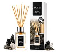 Ambientador Areon Casa parfüme Black Crystal 85 ml. | Difusor de cañas de lujo, adecuado para dormitorios, salas de estar, baños, oficinas, entradas y otros espacios interiores.