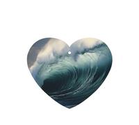 Ambientador aromático para coche con olas grandes en el mar, olor fresco a coche, buen soporte y difusor adecuado para automóviles y hogares