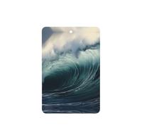 Ambientador aromático para coche con olas grandes en el mar, olor fresco a coche, buen soporte y difusor adecuado para automóviles y hogares