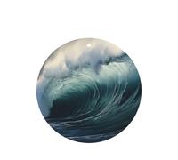 Ambientador aromático para coche con olas grandes en el mar, olor fresco a coche, buen soporte y difusor adecuado para automóviles y hogares