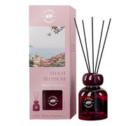 Ambientador ASEVI Mikado Amalfi Blossom - Travel Collection - Difusor de Varillas 90 ml - Inspirado en la Costa Italiana - Fragancia Floral Intensa - Diseño Elegante para el Hogar