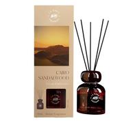 Ambientador ASEVI Mikado Cairo - Travel Collection - Difusor de Varillas 90 ml - Fragancia Sandalwood con Personalidad - Inspirado en el Desierto - Elegancia Sensorial para el Hogar