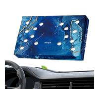 Ambientador Car Scents, eliminador de olores fuerte, difusor de fragancia de larga duración, mezcla de natural fresco, diseño compacto, paquete de 3 surtidos para uso en automóviles, camiones