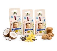 Ambientador Coche Dulce - Pack 3 Ambientadores Colgantes - Aroma Vainilla Coco Chocolate - Perfume Coche Alta Intensidad