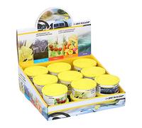 AMBIENTADOR COCHE DUNLOP 18 UDS CON CAJA EXPOSITORA DE CARTON VARIADOS: VAINILLA, NEW CAR, CEREZA, AFRUTADO Y OCEAN
