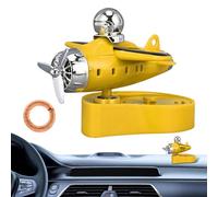 Ambientador Coche Duradero - Perfume De Coche Solar Modelo Avión,Eliminador De Olores De Aromaterapia Y Decoración Para Tablero De Conductor SUV Camión Sedán Viajes