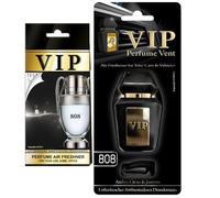 Ambientador Coche VIP Perfume Vent 808 | Perfume | Aroma Ámbar, Cítricos y Jazmín | Difusor de Rejilla | Larga Duración | Estilo Premium