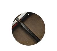 Ambientador colgante de espada samurái japonés, tarjetas redondas de fragancia de lavanda para interiores de automóviles, paquete de 10/24 tarjetas