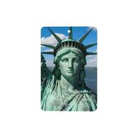 Ambientador colgante para coche, diseño de estatua de la Libertad, paquete de 6 ambientadores de coche con aroma a lavanda para coche y hogar