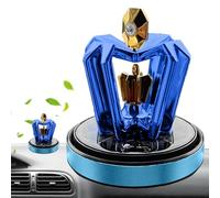 Ambientador con aroma a automóvil, eliminador de olores de corona giratoria con energía solar, fragancia de larga duración, decoración interior de automóviles para caravanas, coches, SUV, camiones