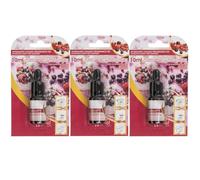 Ambientador con aroma a bayas de azúcar, práctico dispensador de gotas, 3 x 10 ml