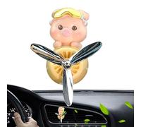 Ambientador con clip de ventilación de coche, clip de salida de aire acondicionado con diseño piloto | Ambientadores compactos de clip de ventilación, dibujos animados para eliminar eficazmente los