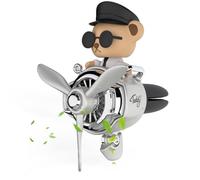 Ambientador con clip de ventilación para coche, difusor giratorio para coche, desodorante de larga duración, dispensador de perfume de lujo, aromaterapia, autoo SUV, camión, viaje, casa