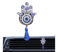 Ambientador con clip para ventilación de coche - Ambientador de aire de moda con mal de ojo, clip perfumado para ventilación de coche, accesorio interior de vehículo, neutralizador de olores de