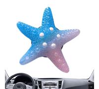 Ambientador con clips de ventilación, clip de salida de aire acondicionado de concha de estrella de mar, clip de salida de aire acondicionado con temática de playa, accesorios difusores de coche de
