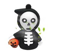 Ambientador con clips de ventilación de calavera, divertido difusor de perfume de terror, clip de salida de aire para difusor de coche, decoraciones de Halloween, accesorios interiores para hombres y
