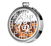 Ambientador con Clips de Ventilación, Difusor de Aromaterapia para Auto,Purificador de aire de estilo chino para automóvil | Accesorios duraderos exquisitos de la decoración interior del coche del amb