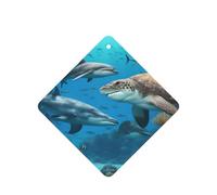 Ambientador con diseño de delfines, tortugas marinas, tiburones, pulpos, arrecifes de coral, 10 unidades, para uso en el coche