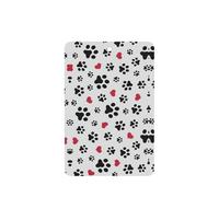 Ambientador con diseño de huella de gato y corazón de cachorro, 10 unidades, hojas aromáticas para coche, juego de ambientador para decoración de coche