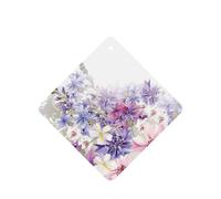 Ambientador con estampado de hiedra floral de remolinos para coche, hojas colgantes perfumadas con cuerda, para coche y hogar