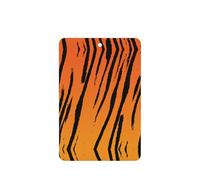 Ambientador con estampado de rayas de tigre para coche, hojas colgantes perfumadas con cuerda, para coche y hogar