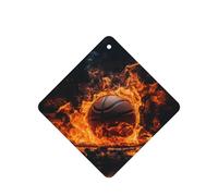 Ambientador con fragancia de coche de baloncesto y bomberos, olor fresco a coche, buen soporte y difusor adecuado para automóviles y hogares