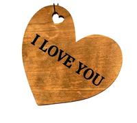 Ambientador con fragancia de madera fresca para coche, con texto en inglés "I love you", para colgar en el espejo, fragancia fresca estética, decoración de coche, mezcla de elegancia, regalo hecho a