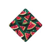 Ambientador cuadrado para colgar fragancias en forma de sandía Dream Watermelon, para decoración interior de coche, armario, zapatos, armario, 4 unidades