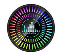 Ambientador De Aire Automático - Eliminador De Olores Por Control De Voz | Lámpara De Aromaterapia De Ventilación | Luz Rítmica Musical Con Sensor De Voz, Barra Cambiante, Carga Tipo-C