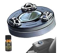 Ambientador de aire con energía solar: difusor de perfume de tablero solar, dispensador de decorativo | Eliminador de automático útil para la cabaña de camiones de sedán interior,