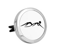 Ambientador de aire de aromaterapia con Clip for coche, difusor for medallón de acero inoxidable (Color : 30mm CDL301)